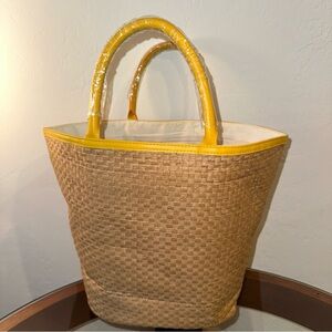 NWOT Saks 5th Ave straw tote